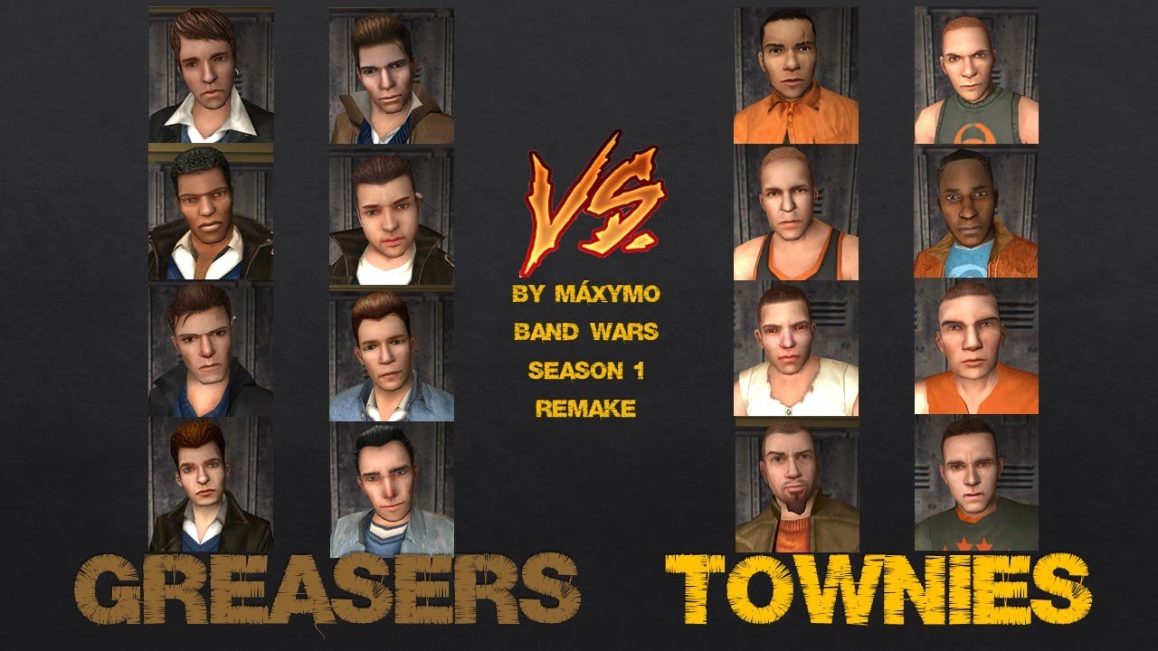 Bully SE: Greasers vs Townies (Band Wars - Season 1 Remake) (8k)