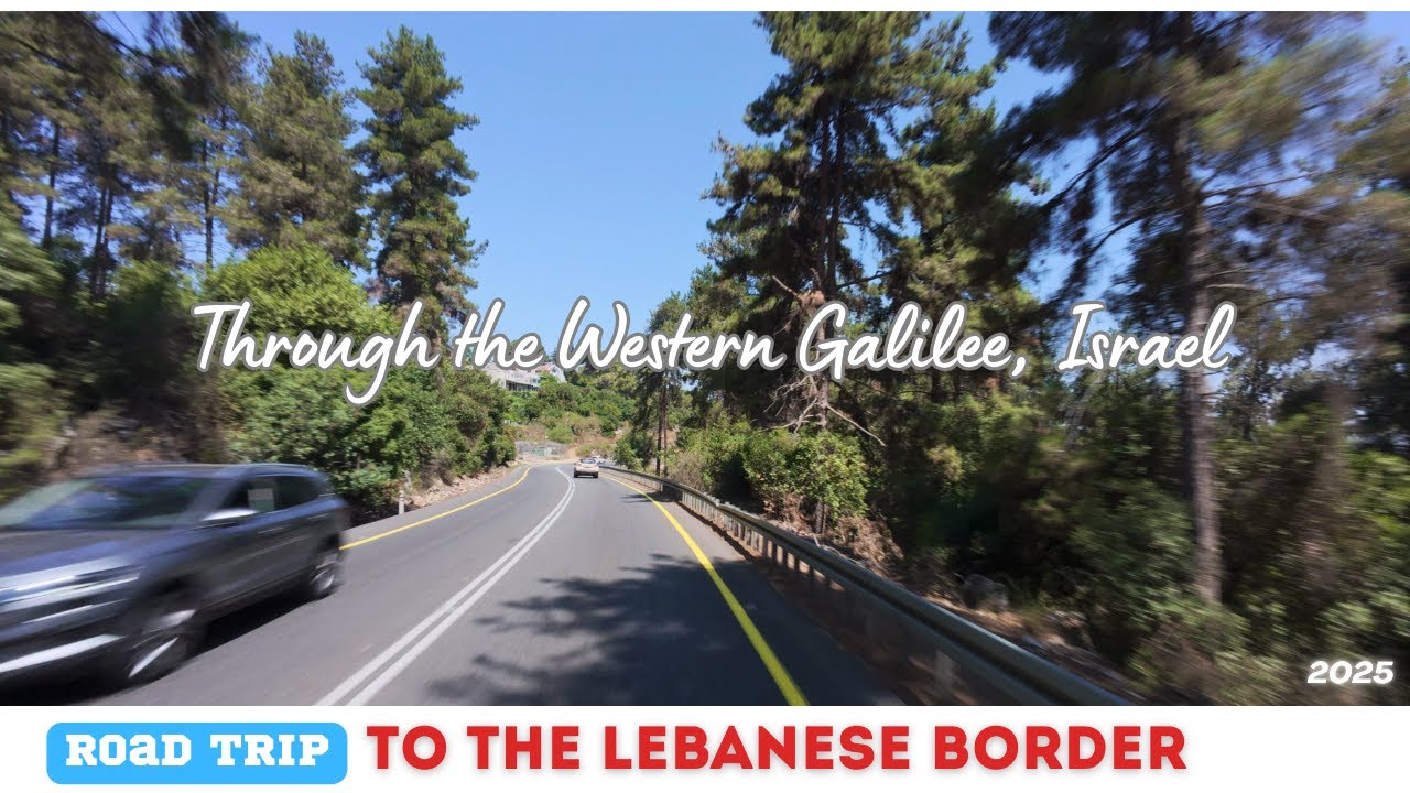 Driving ISRAEL 🇮🇱 Road Trip Karmiel to Rosh HaNikra /// No Voices, No Music