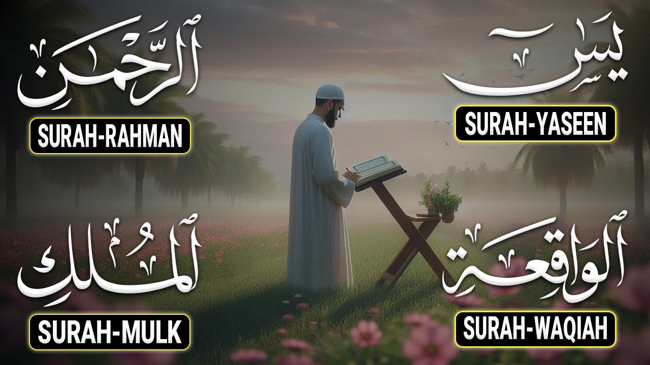 Very Beautiful Surah Yaseen (Yasin) | Surah Rahman | Surah Waqiah | Surah Mulk | Zikrullah TV