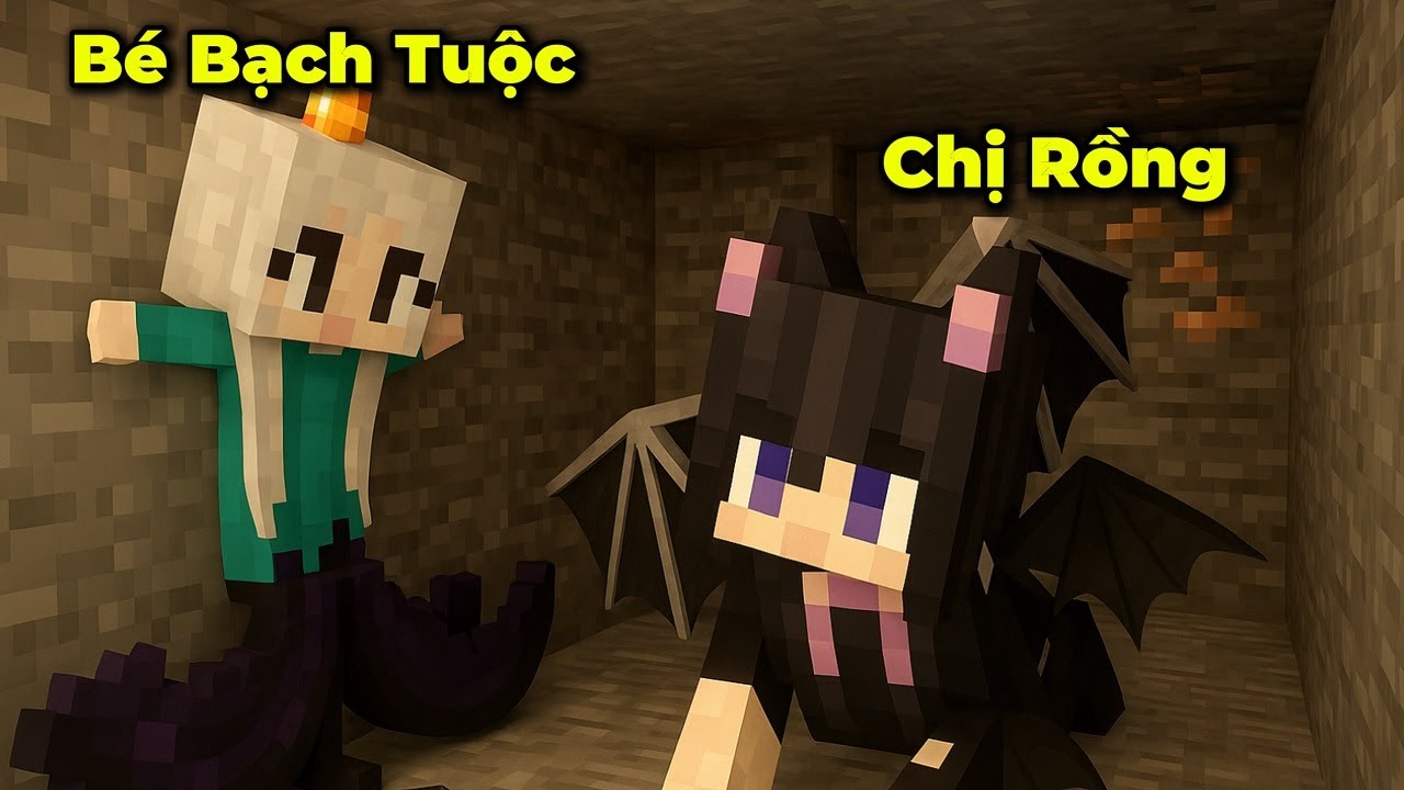Bạn Gái Rồng Và Cô Giáo Bất Ổn Của Lương Hub Trong Minecraft Siêu Hấp Dẫn 🤣