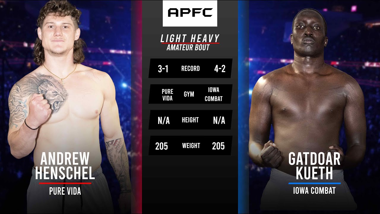 BODY KICK KO! GATDOAR KUETH vs ANDREW HENSCHEL | #APFCMRBL #FULLFIGHT