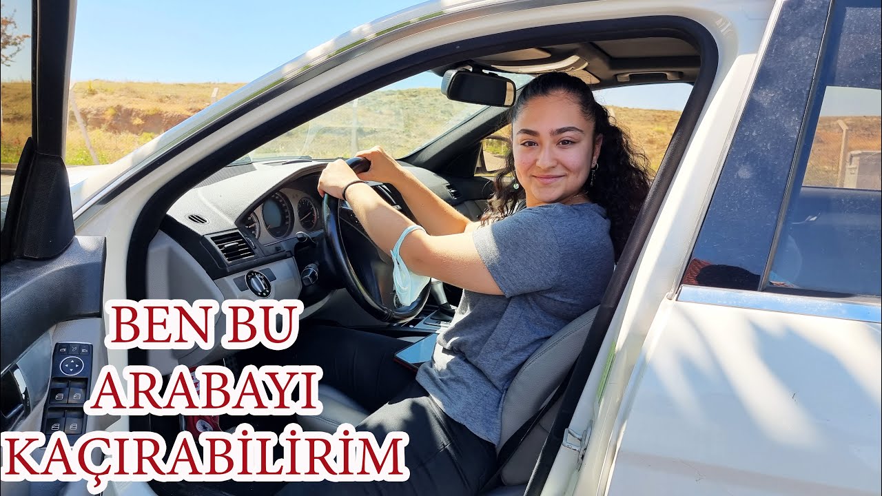 SÜHEYLAYA DREKSİYON EĞİTİMİ / ARABA KULLANMAYI ÖĞRENİYOR /KALDIRIMA ÇIKTI