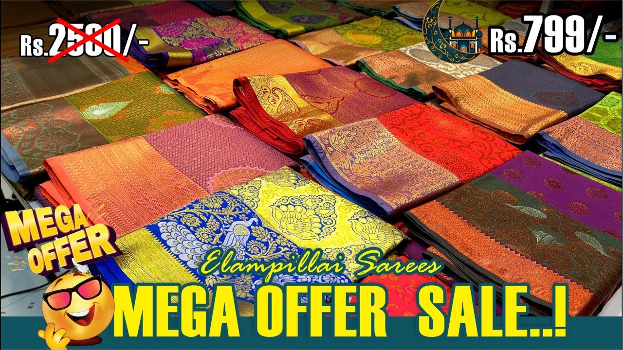Offer Rapier Sarees | ₹799/- Sri Sakthi Pugazh Tex Elampillai Sarees | elampillai best saree shop