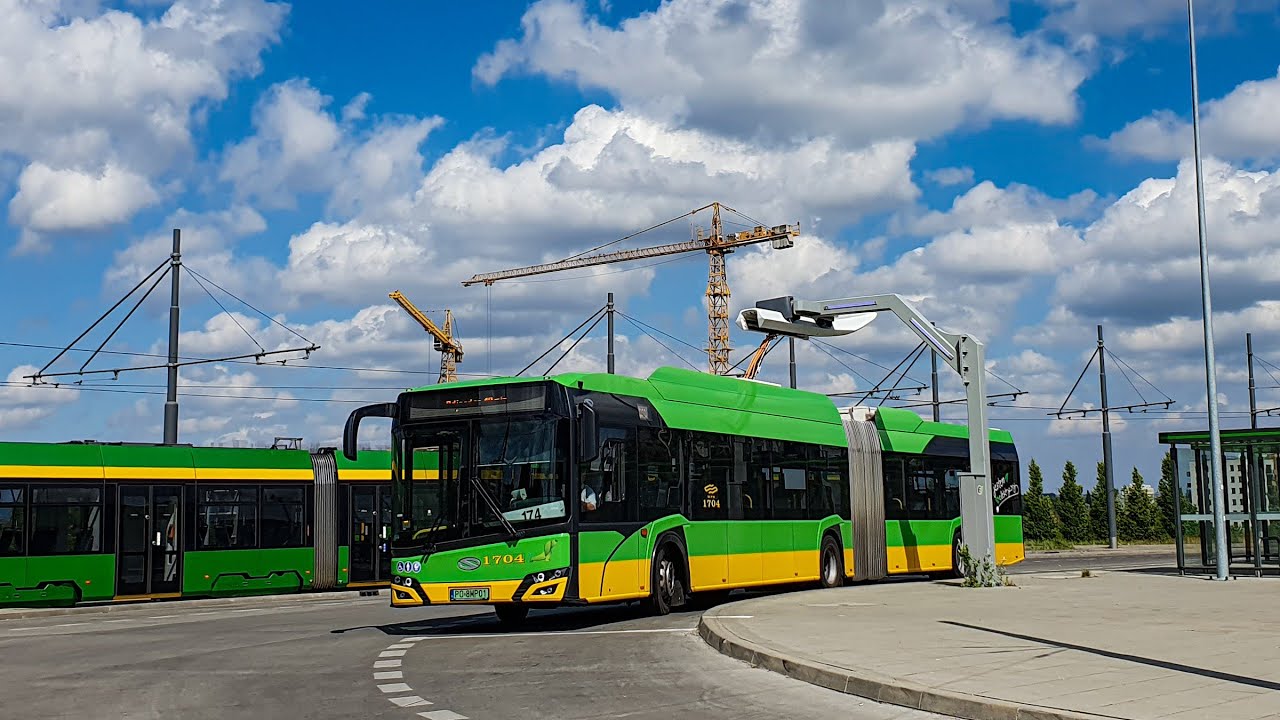 MPK Poznań - Solaris Urbino 18 IV FL #1704 Electric | linia 174