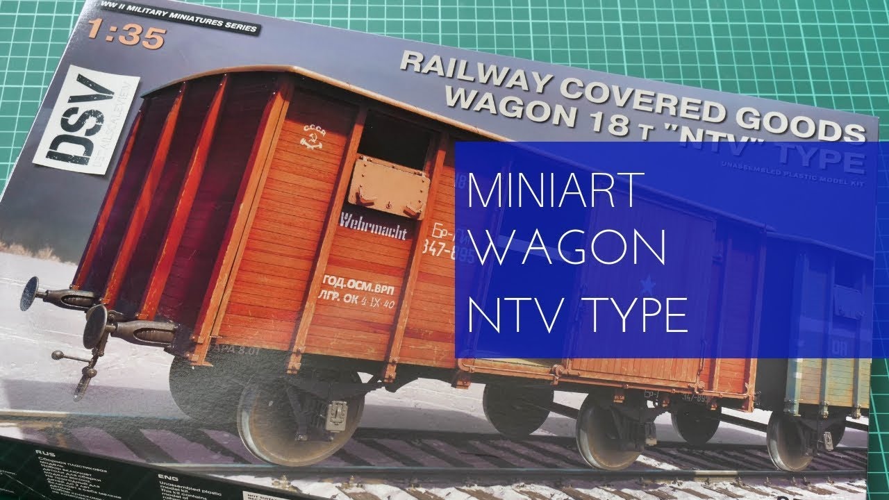 Miniart 1/35 Railway Wagon NTV Type (35288) Review