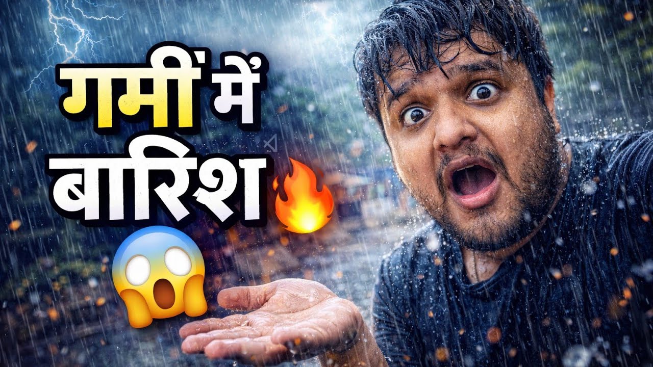 Garmi me Barish Agyi Ye Kya Ho Gaya 😱😱 | Day 17 | 365 Days Vlogging Challange | The Deepak Vlogs