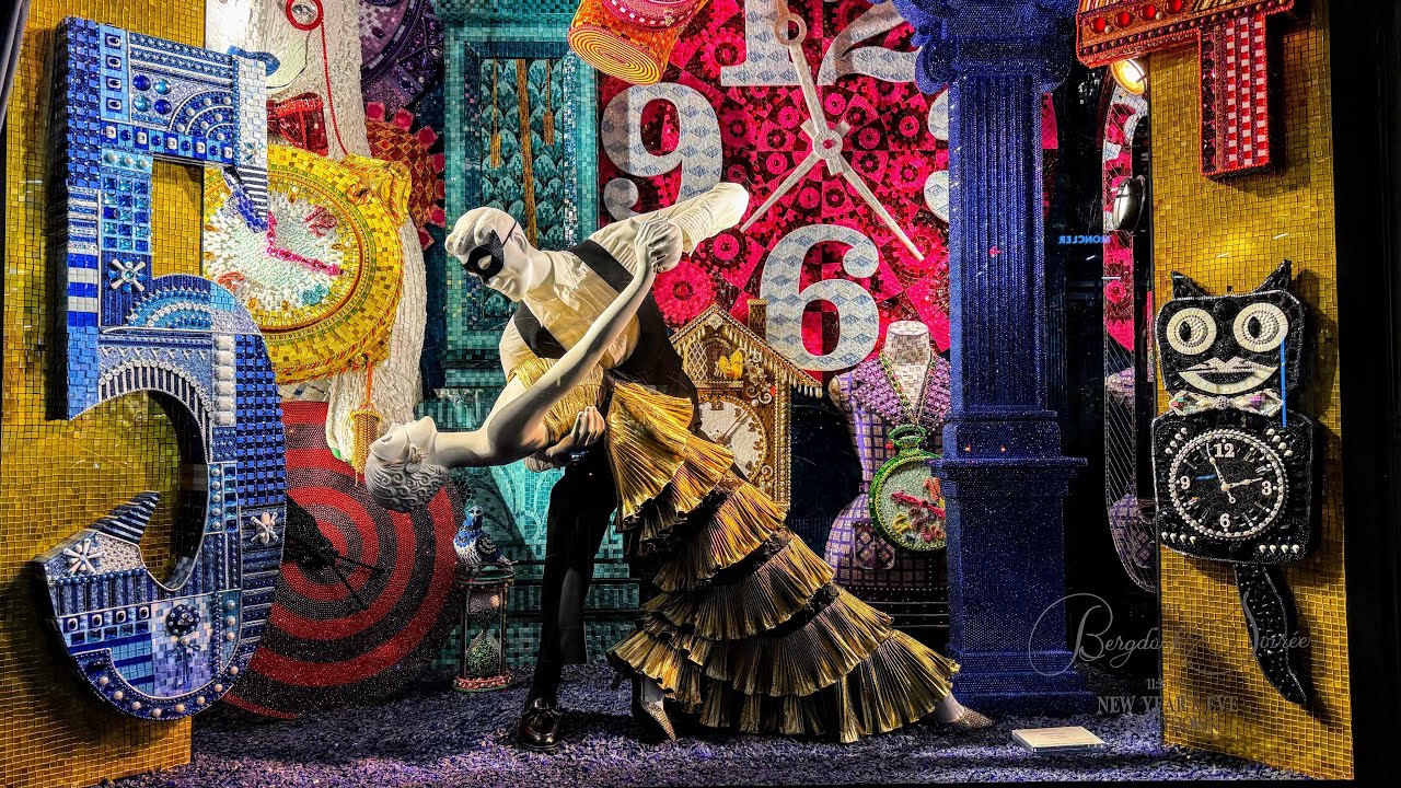 Bergdorf Goodman Holiday Windows Reveal ✨ 5th Avenue Christmas Decorations 🎄 NYC Christmas 2025