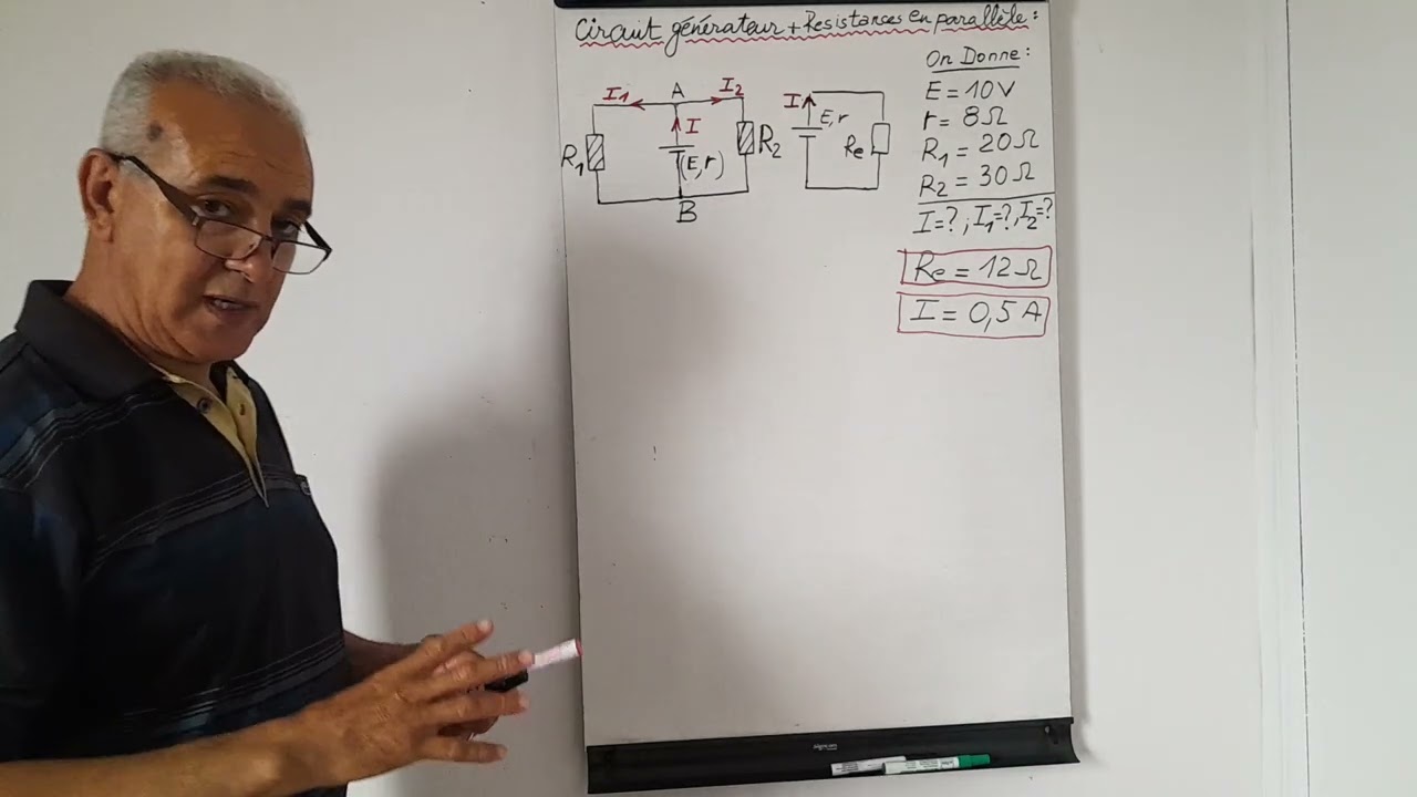 Calcul des intensités de courant dans un circuit électrique