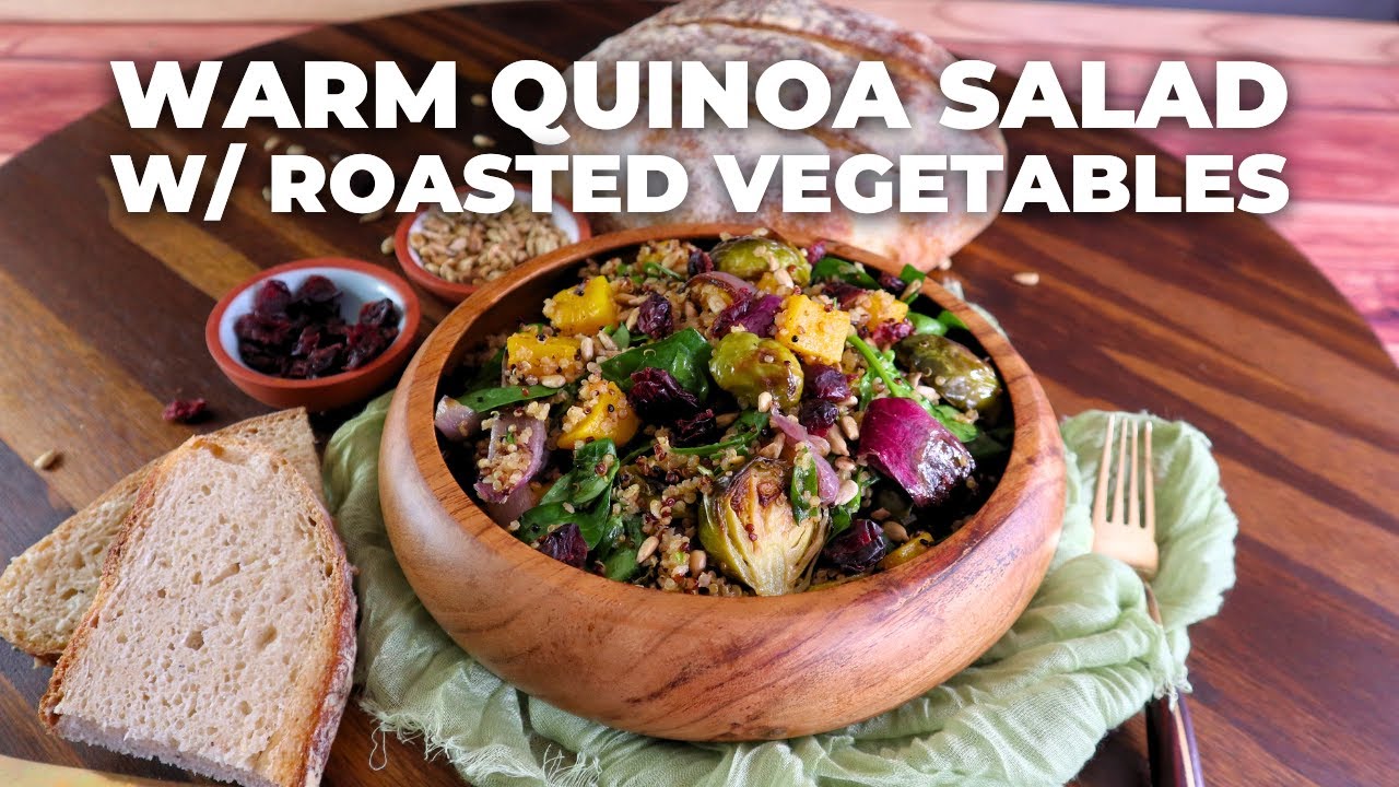 Warm Quinoa Salad with Roasted Vegetables | Easy & Healthy Longevity Recipe