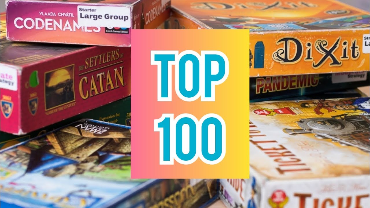 TOP 100 NAJLEPSZE GRY PLANSZOWE