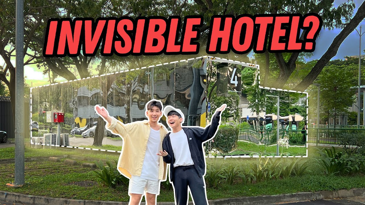 STAYING IN AN INVISIBLE HOTEL IN SINGAPORE *OMG*