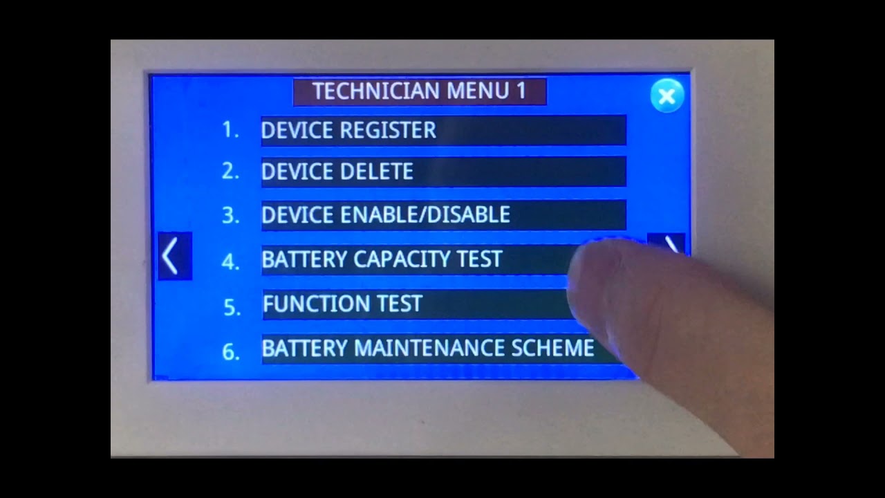 control center--part2: How to use the control panel to monitor the emergency lights?