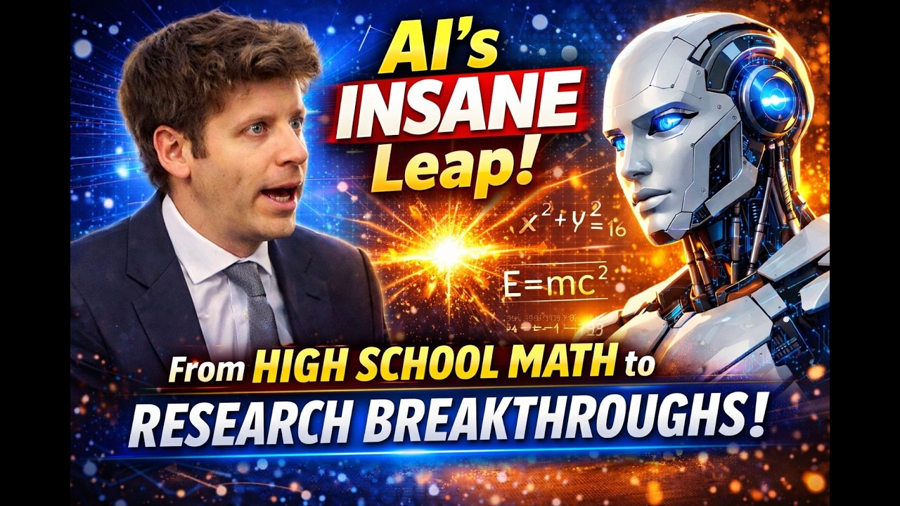 AI's INSANE Leap: From High School Math to Research Breakthroughs!