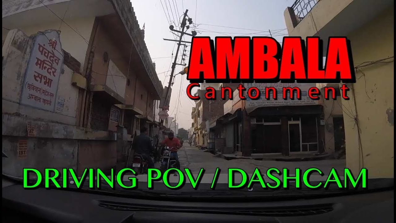Panchdev Mandir to Ambala Cantt Railway Station | Dashcam POV