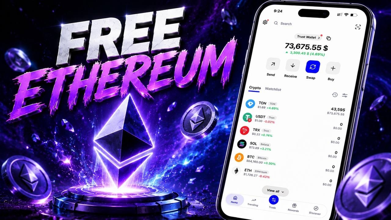 Как я получил бесплатный Ethereum в 2026 году
