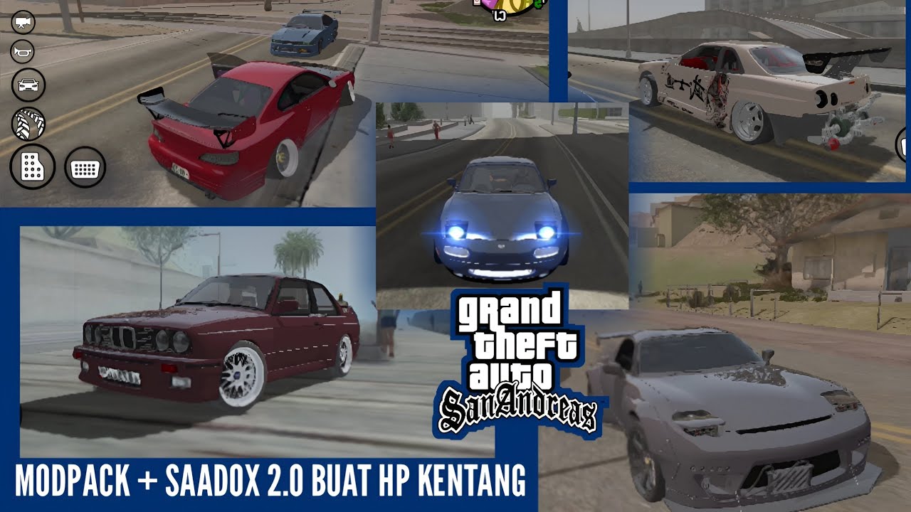 FIX Modpack GTA San Andreas Android | Saadox 2.0 Lite + Mobil Keren