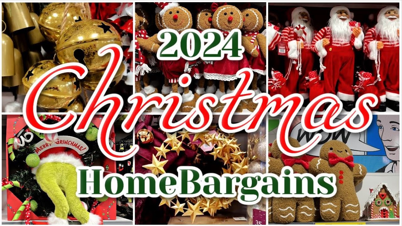 Christmas 🎄 Decor Shopping Spree  at HomeBargains 2024