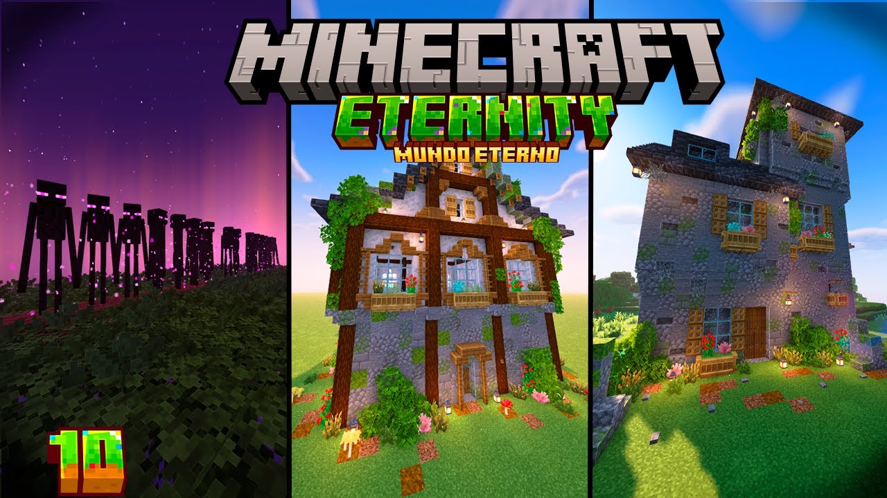 Decorei duas farms e fiz uma Farm de Experiência ! - Eternity #10