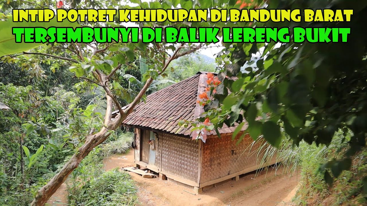 Intip Potret Kehidupan Pelosok Bandung Barat. Kampung Tersembunyi Di Lereng Bukit Cilawang.