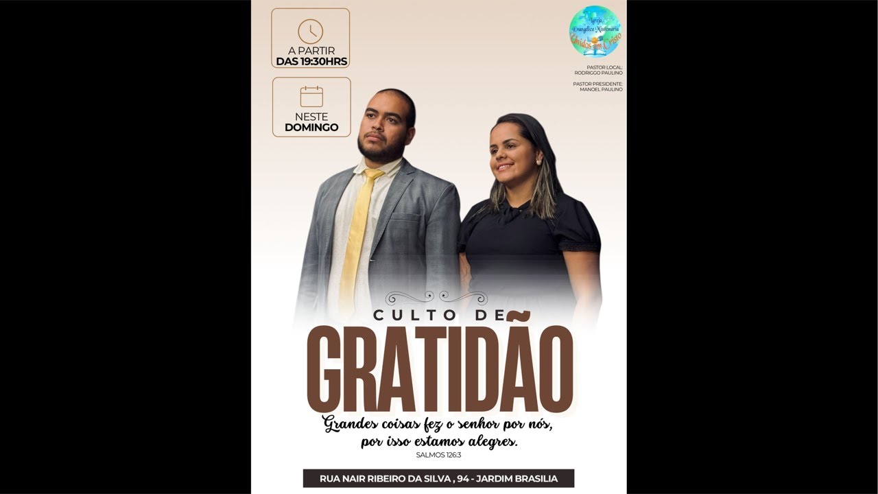 Culto de gratidão 🔥🙌🏽