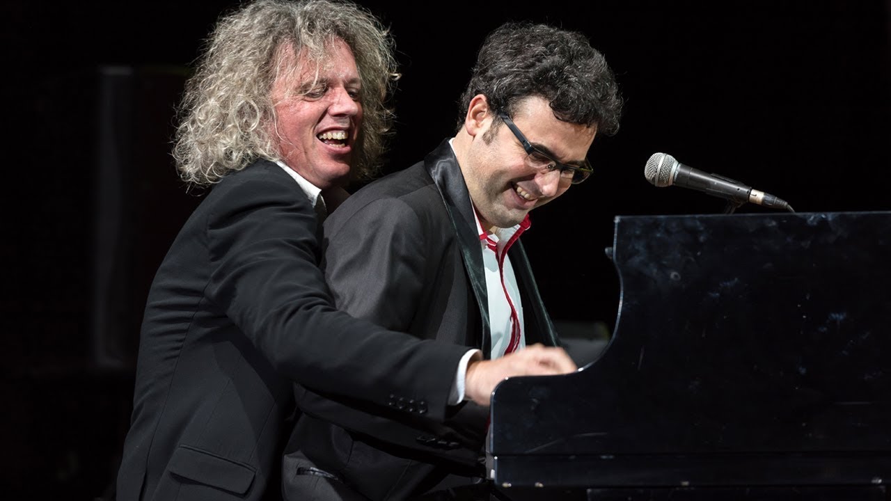 PIANO BATTLE // Insane boogie woogie duet!!! feat. Christoph Steinbach and Dániel Balázs