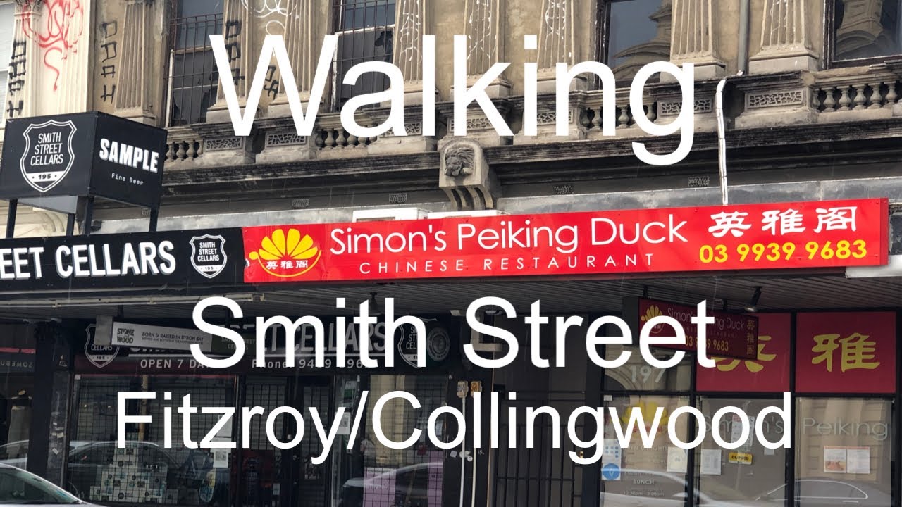 Walking Smith Street Fitzroy/Collingwood, Melbourne