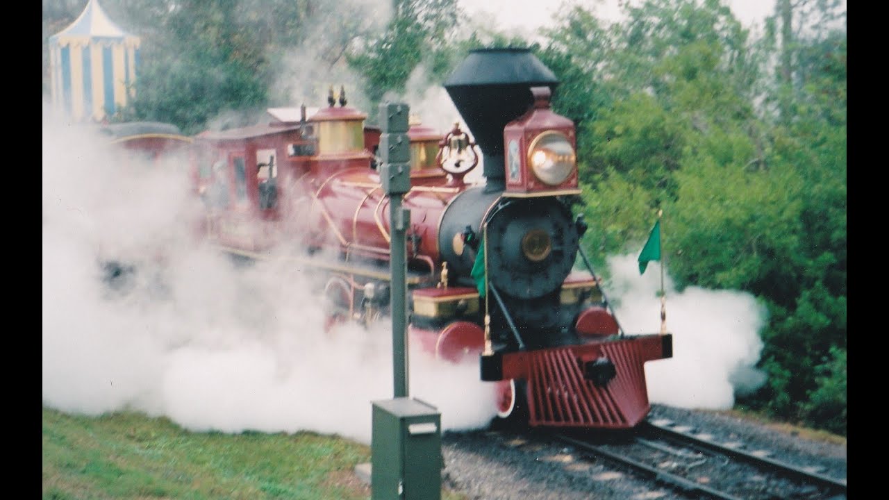 Walt Disney World Railroad, On a cold & Damp December day, 2005, HD
