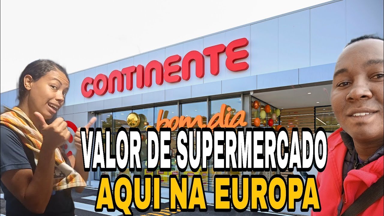 Como foi nossa primeira compra no supermercado continente
