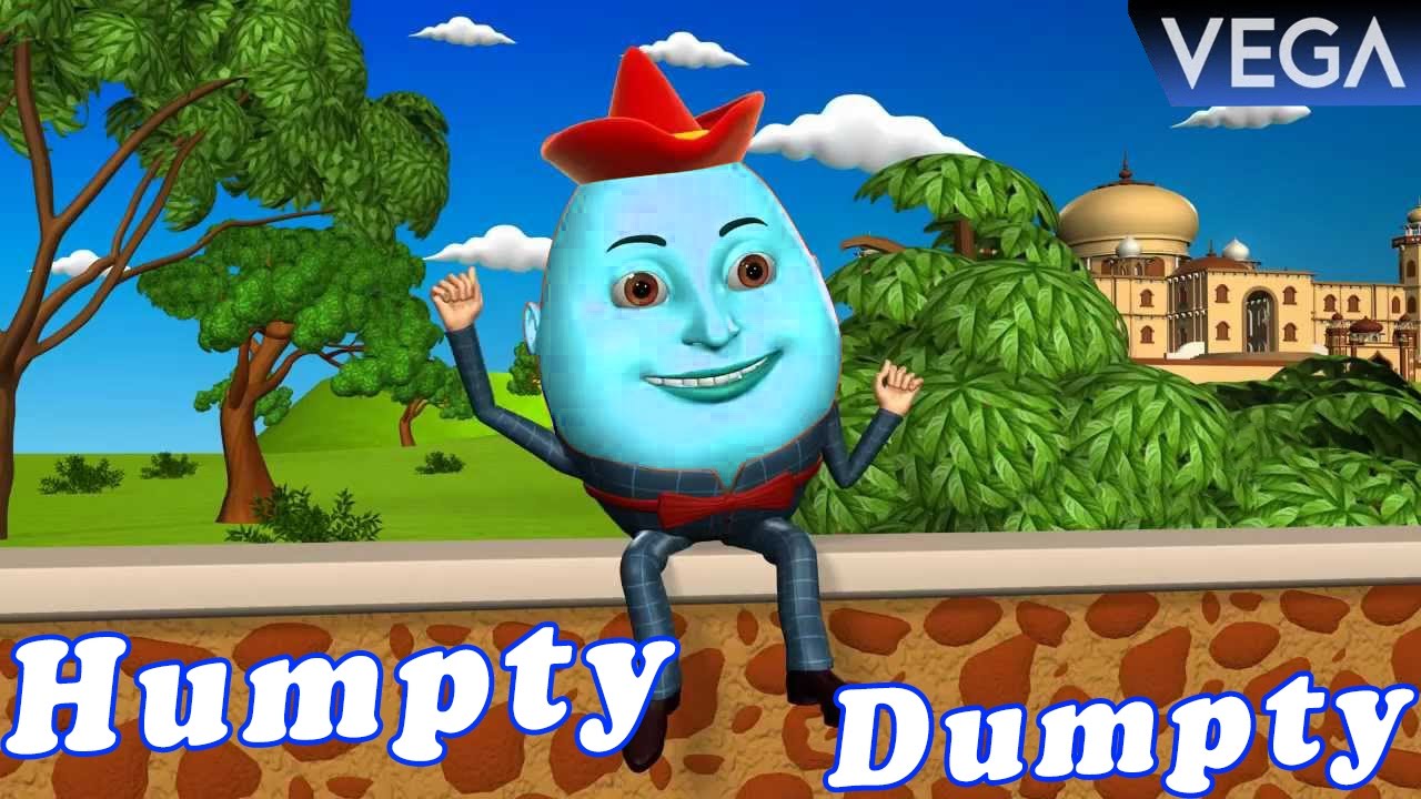 Humpty Dumpty | Nursery Rhymes | 3d Baby Songs From Vega Rhymes