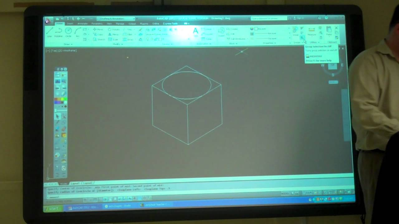 isometric drawing in AutoCAD
