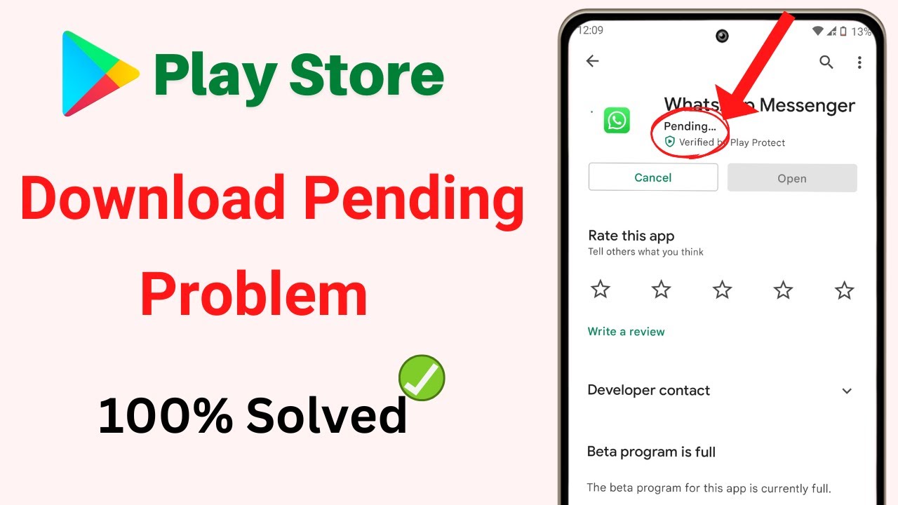 Play Store Pending Problem Solved | Fix Playstore Download Pending Problem | Playstore cant download