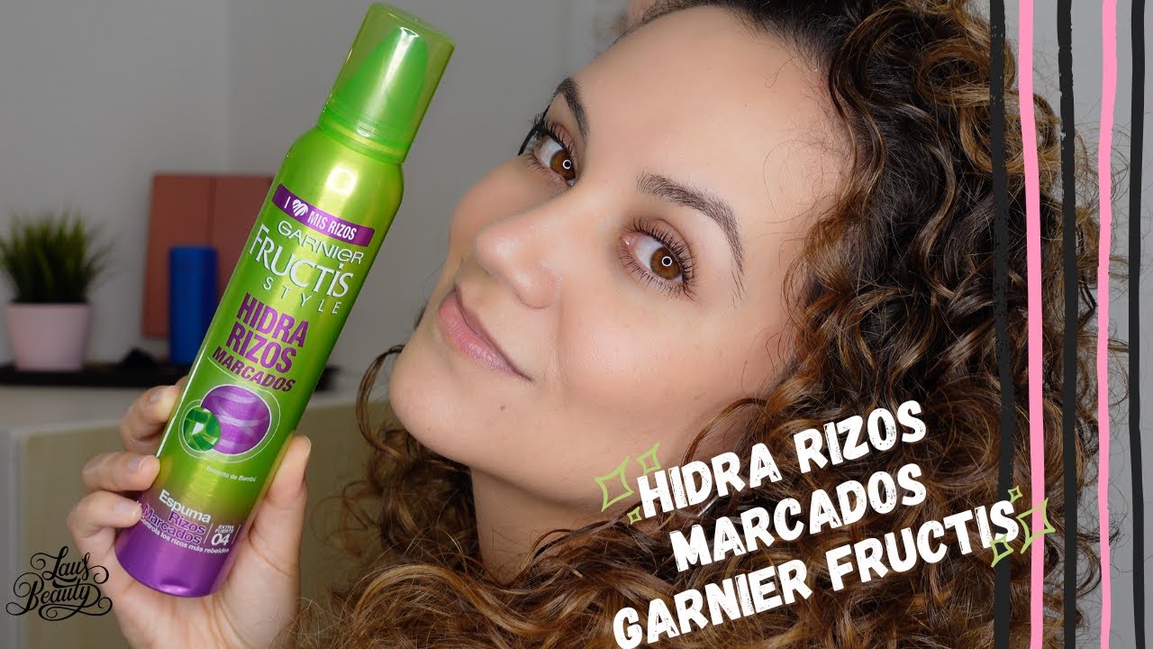 ESPUMA HIDRA RIZOS MARCADOS DE GARNIER FRUCTIS! Fijación máxima? 🤔