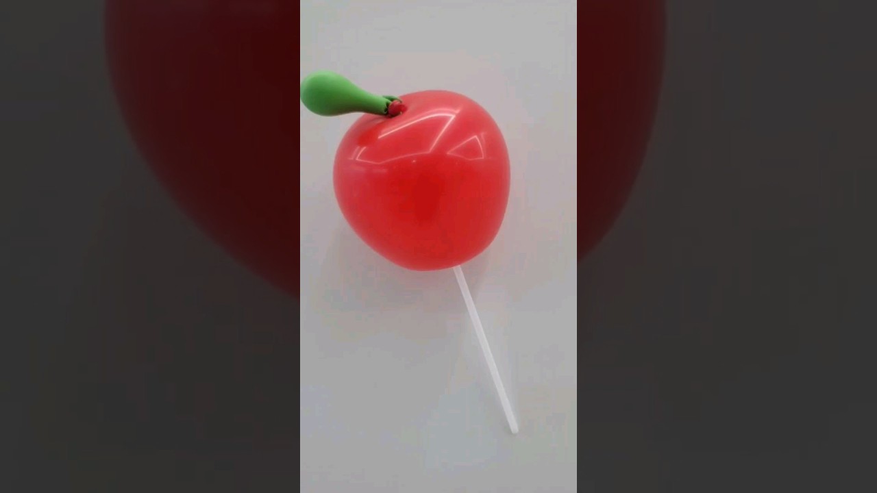 [풍선아트][balloon art] [balloon tutorial][2023][DIY]How to make 'Apple' balloon tutorial 사과풍선