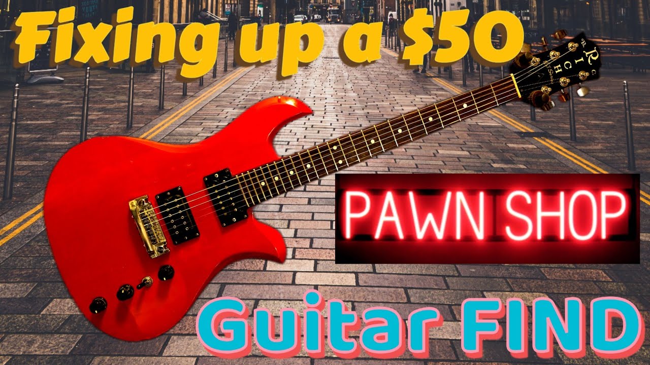 Pawn Shop TREASURE 👑💎 Fixing up a $50 Guitar FIND
