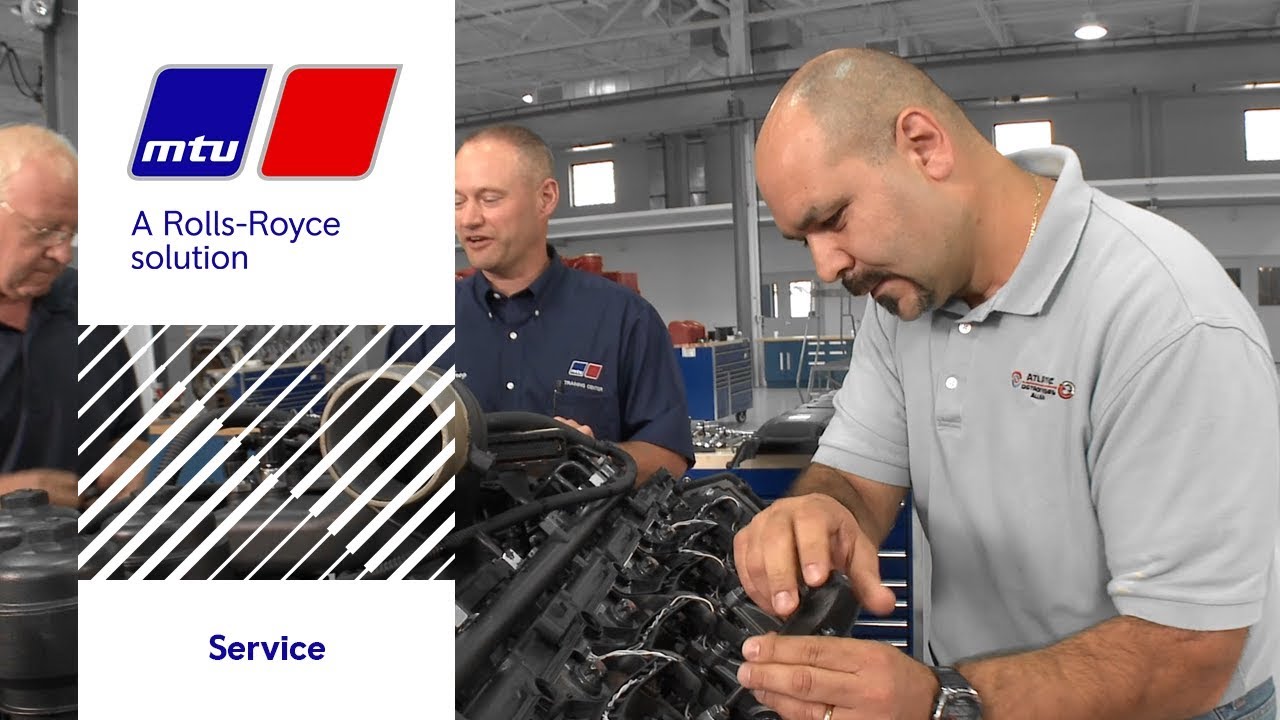 A Look inside the mtu Product Training Center in Detroit, USA
