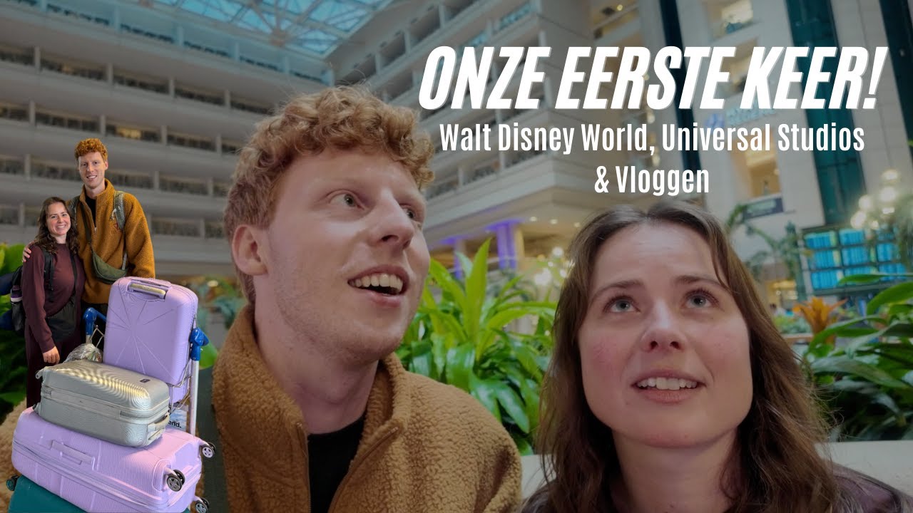 Eerste keer WALT DISNEY WORLD & UNIVERSAL! 🎢 Onze Reisdag (Vlog #1)