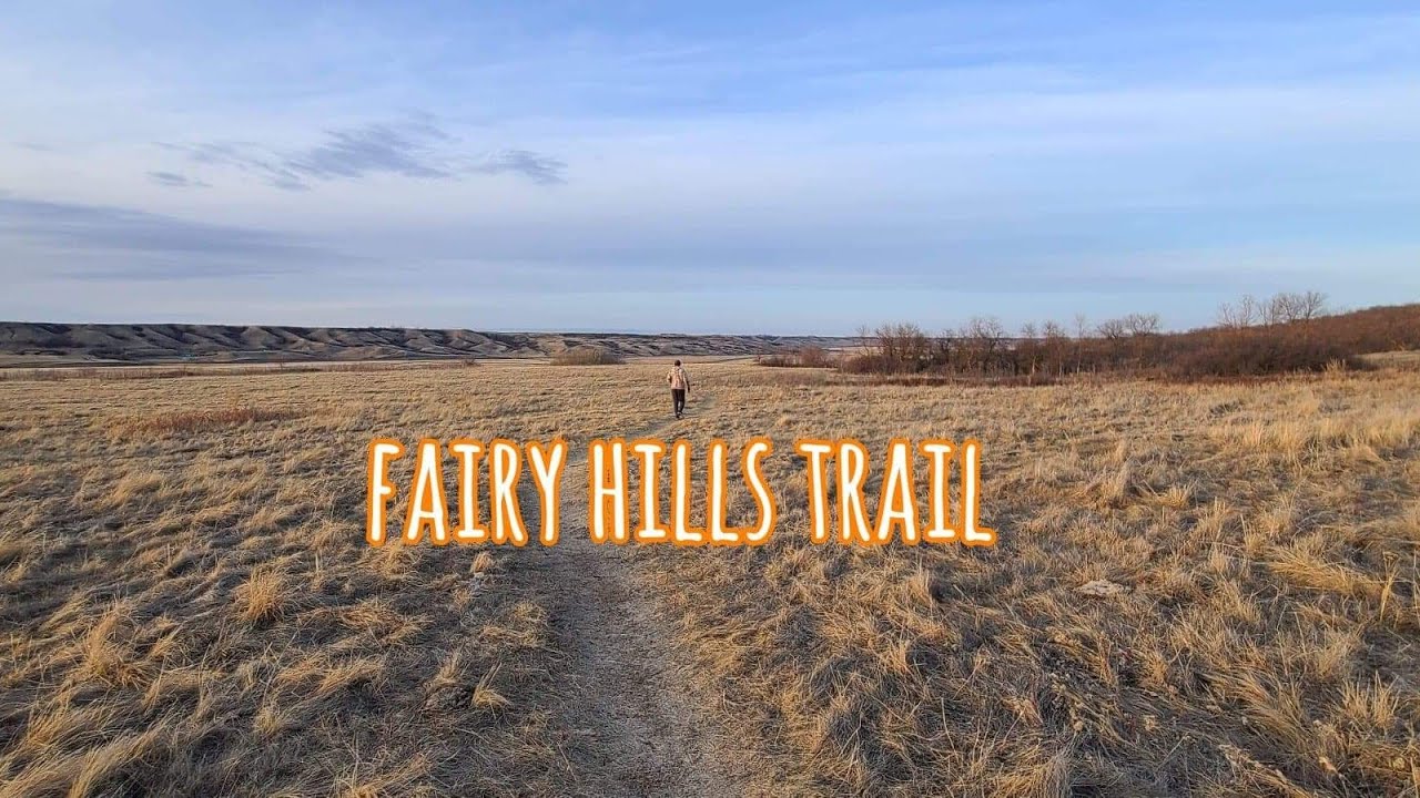 Hiking at Fairy Hill Trail, Lumsden Saskatchewan