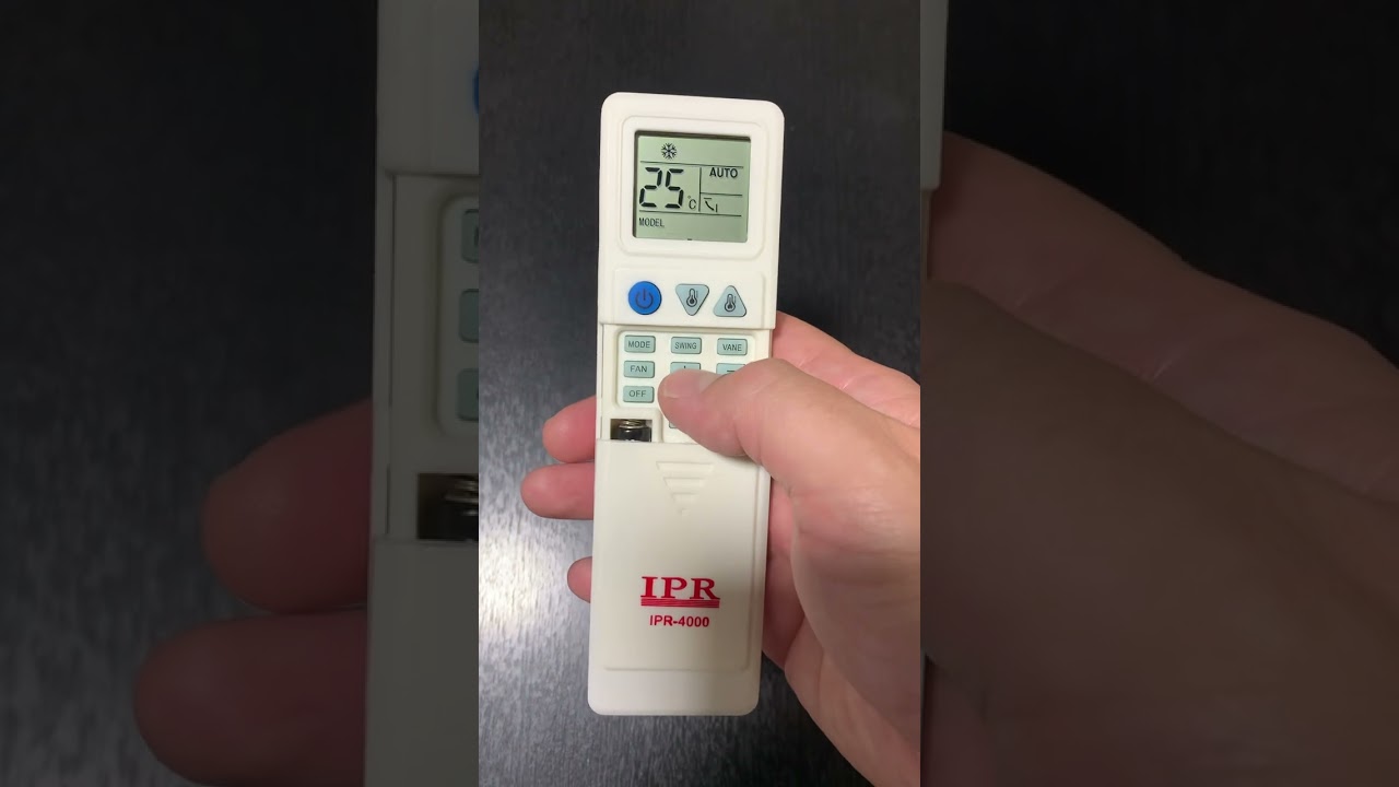 Cómo activar control universal de aire acondicionado con código según marca