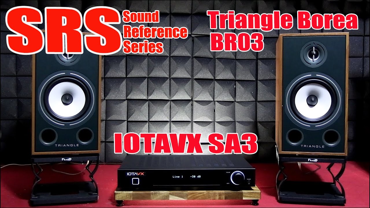 [SRS] Triangle Borea BR03 Bookshelf Speakers / IOTAVX SA3  Integrated Stereo Amplifier