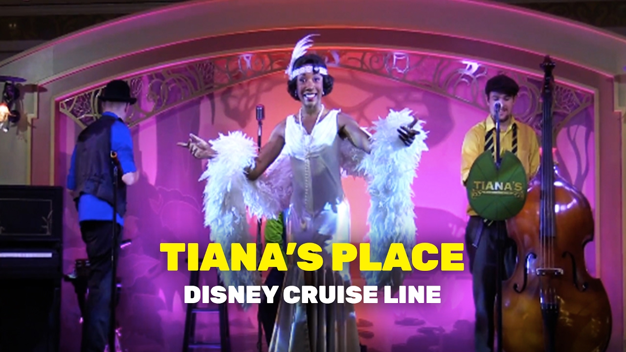 Inside Tiana's Place restaurant on the Disney Wonder Cruise Ship