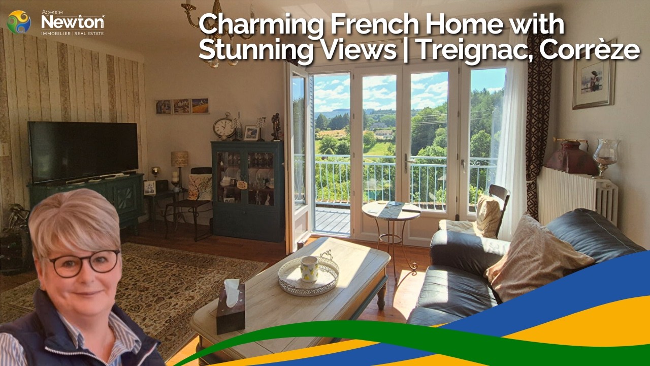 Beautiful Home with Panoramic Countryside Views, Treignac, Corr&egrave;ze Property Tour