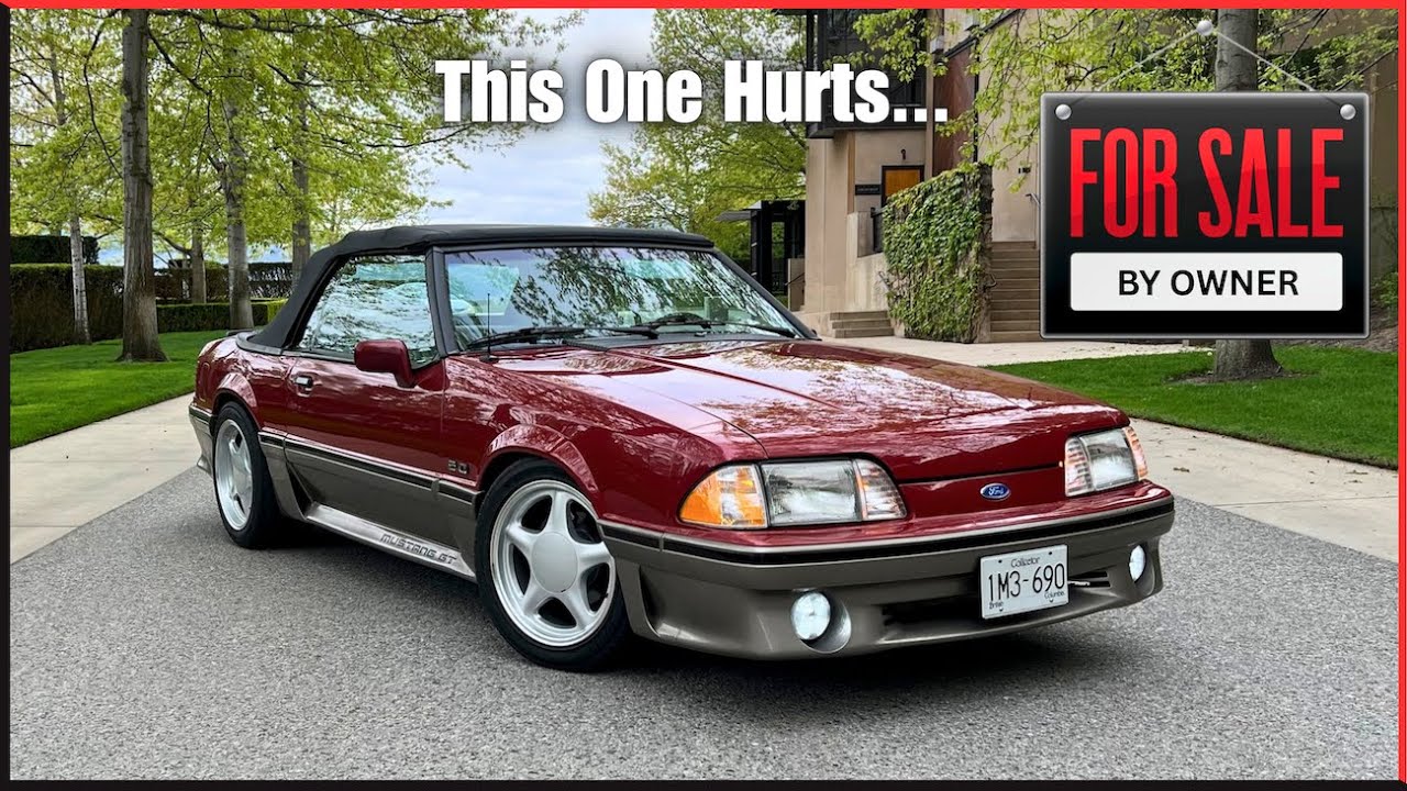 I'm Sure Going To Miss This One... 1991 Ford Foxbody Mustang GT 5.0 Convertible For Sale