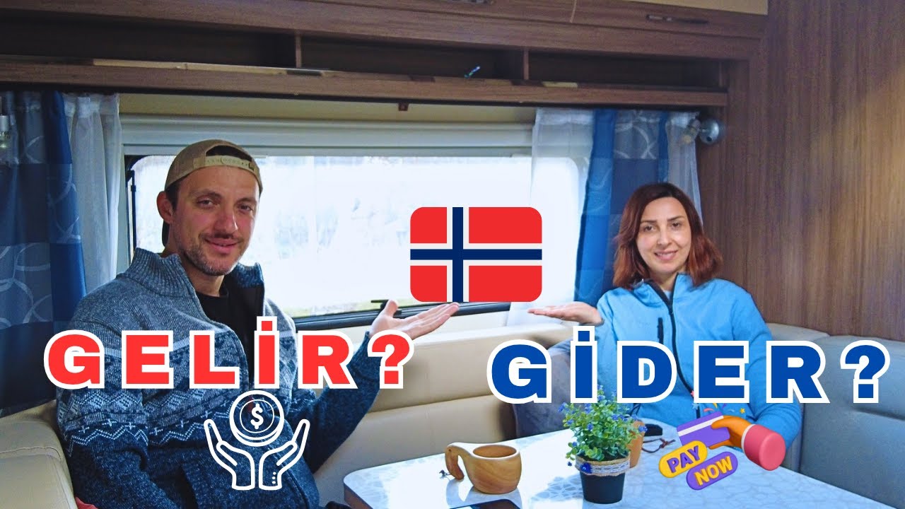 NORVEÇ'TE MAAŞLAR ,ALIM GÜCÜ NASIL? AYLIK GELİRLER GİDERLER NE KADAR? KARAVANI NASIL ALDIK? #norway