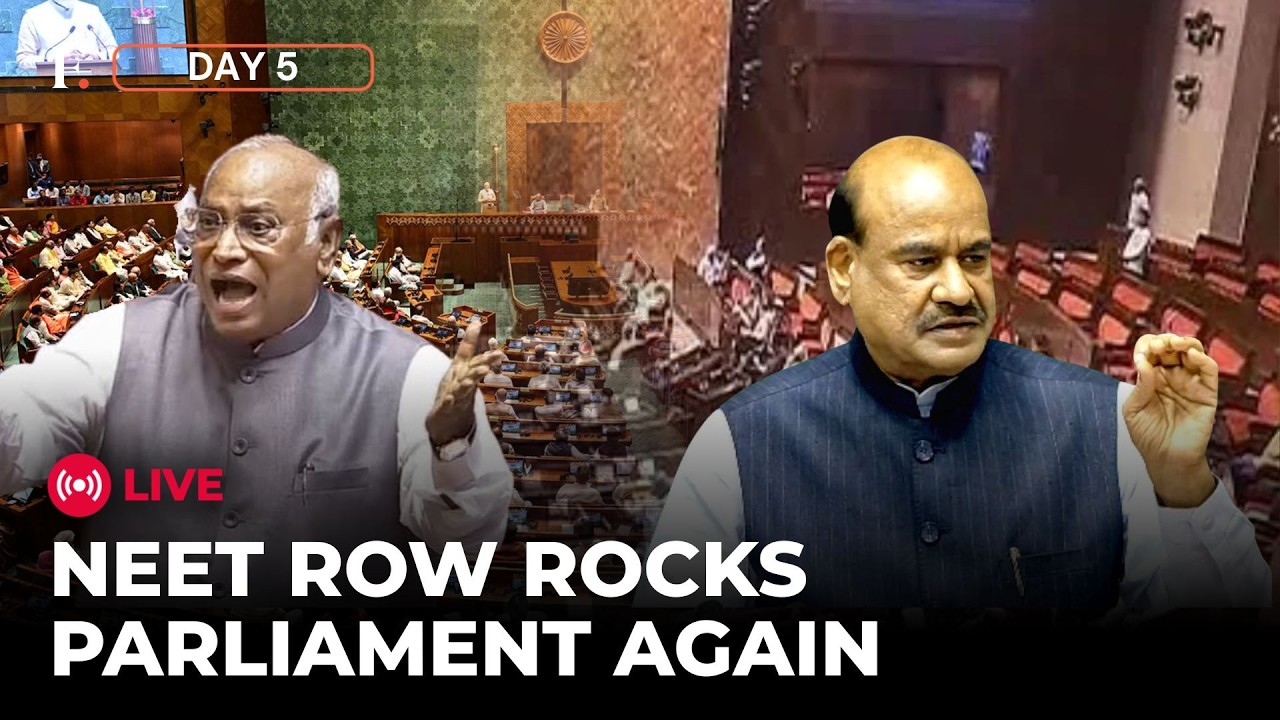 Parliament Monsoon Session LIVE | House Erupts Over NEET Paper Leak | Lok Sabha | Rajya Sabha