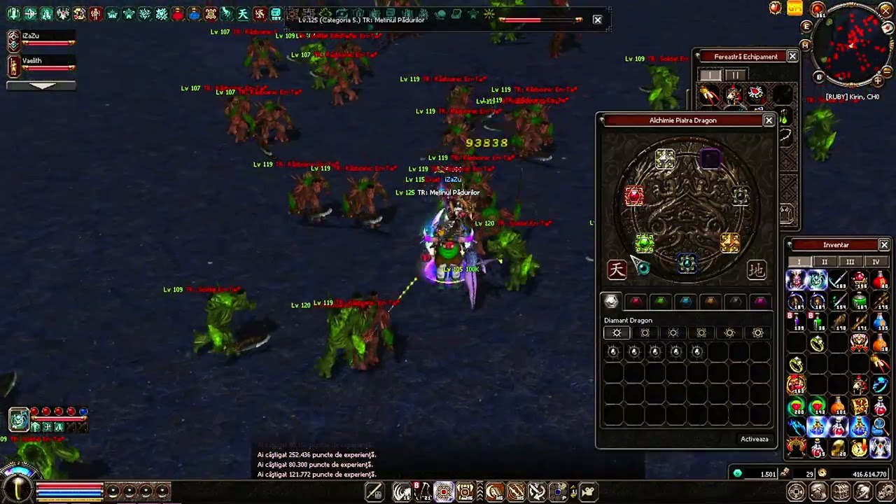 Metin2 - Personal record DMG Lycan lv 115 ( Ruby-Kirin )