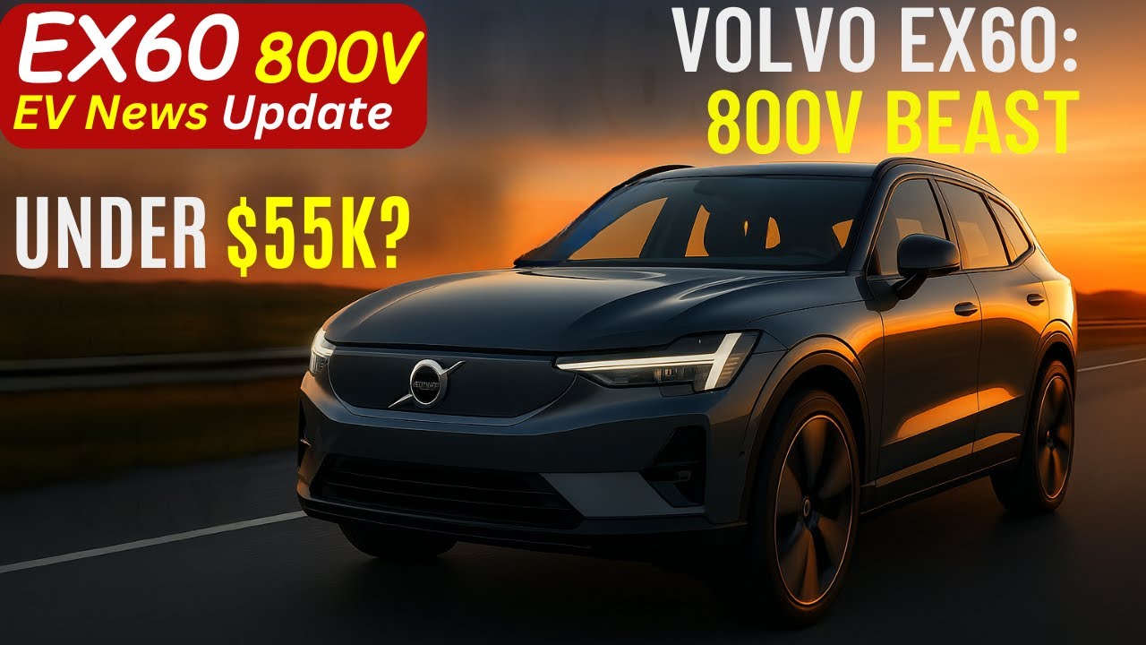 Volvo EX60: 800-вольтовый зверь до 55 тысяч долларов? Дешевле гибридных конкурентов (2026)