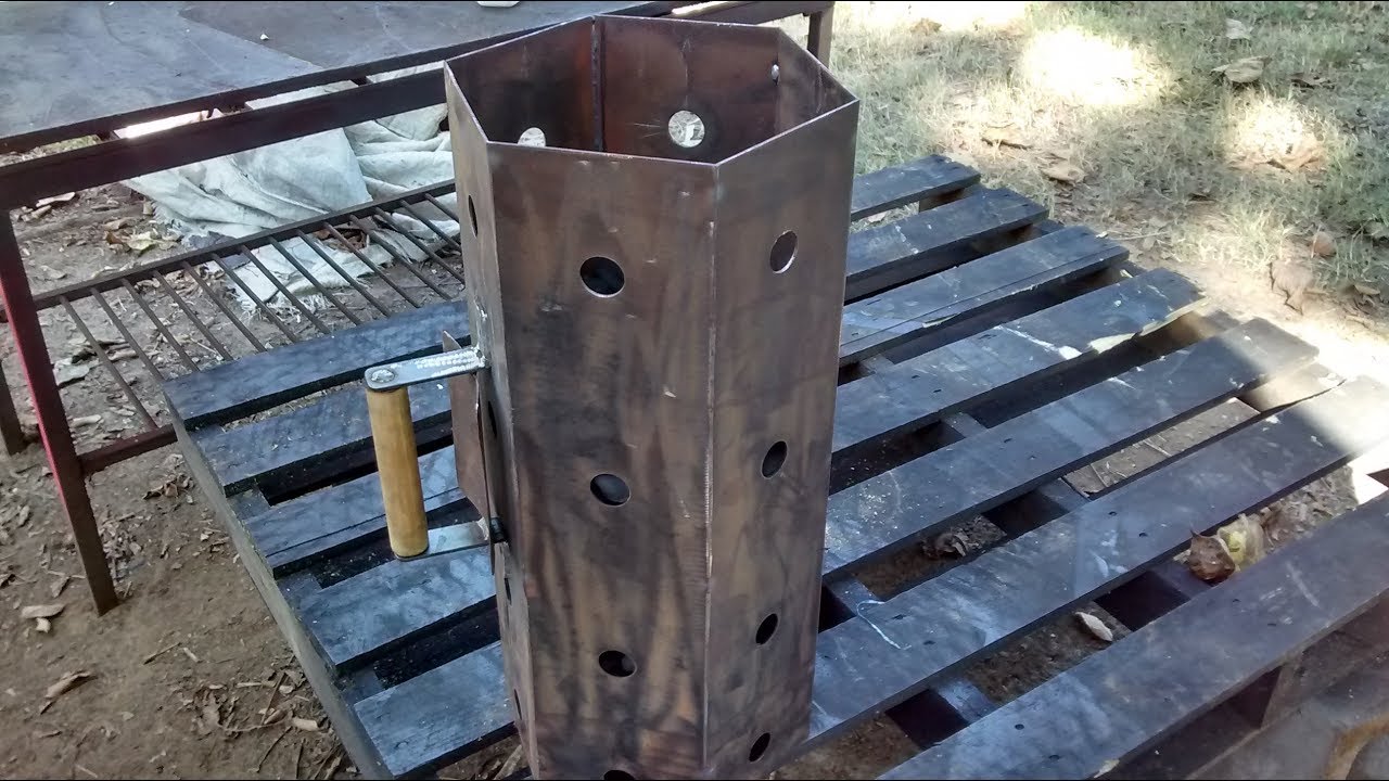 Large Charcoal chimney build