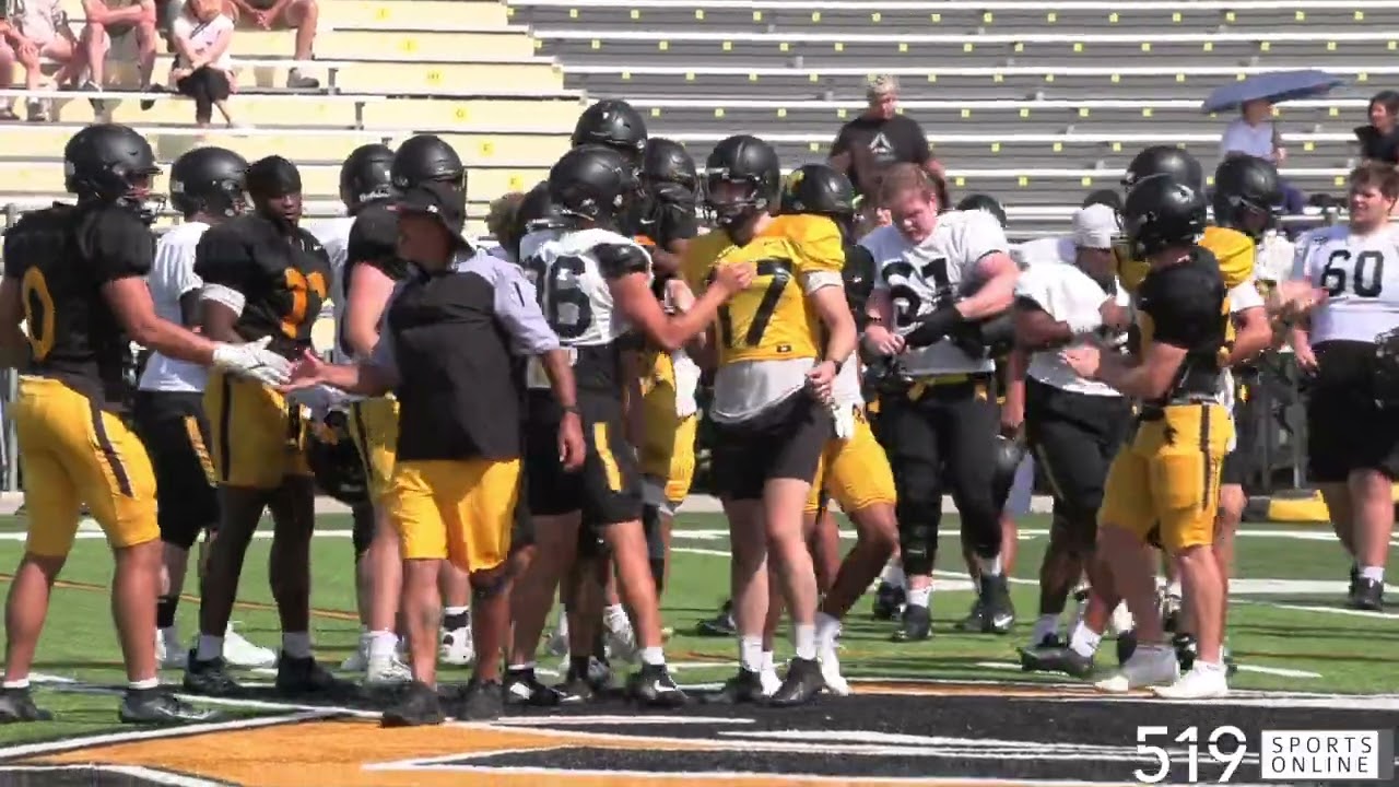 Day 1 at Waterloo Warriors camp ends with a 59 yard field goal