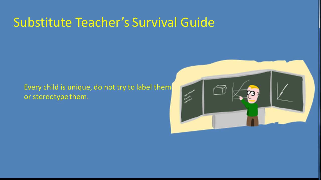 Substitute Teacher's Survival Guide Part 15 - Classroom Management