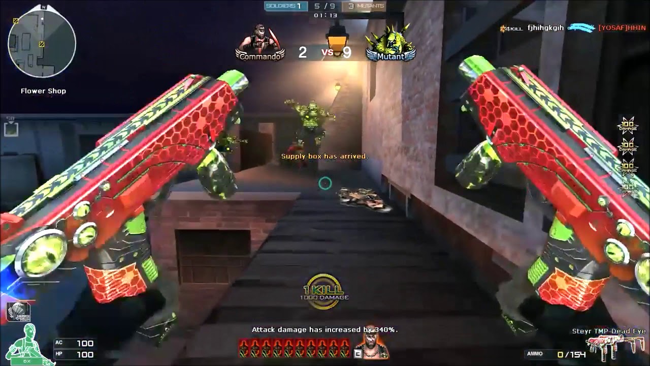 Crossfire NA 2.0 : Steyr TMP Death Eyes - Hero Mode X - Zombie V4